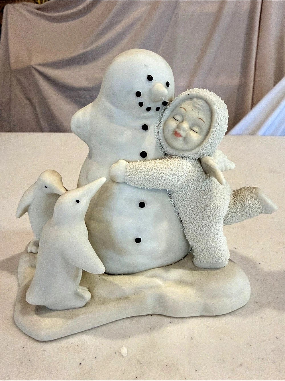 Department 56 All We Need Is Love Snowman Holiday Decor White